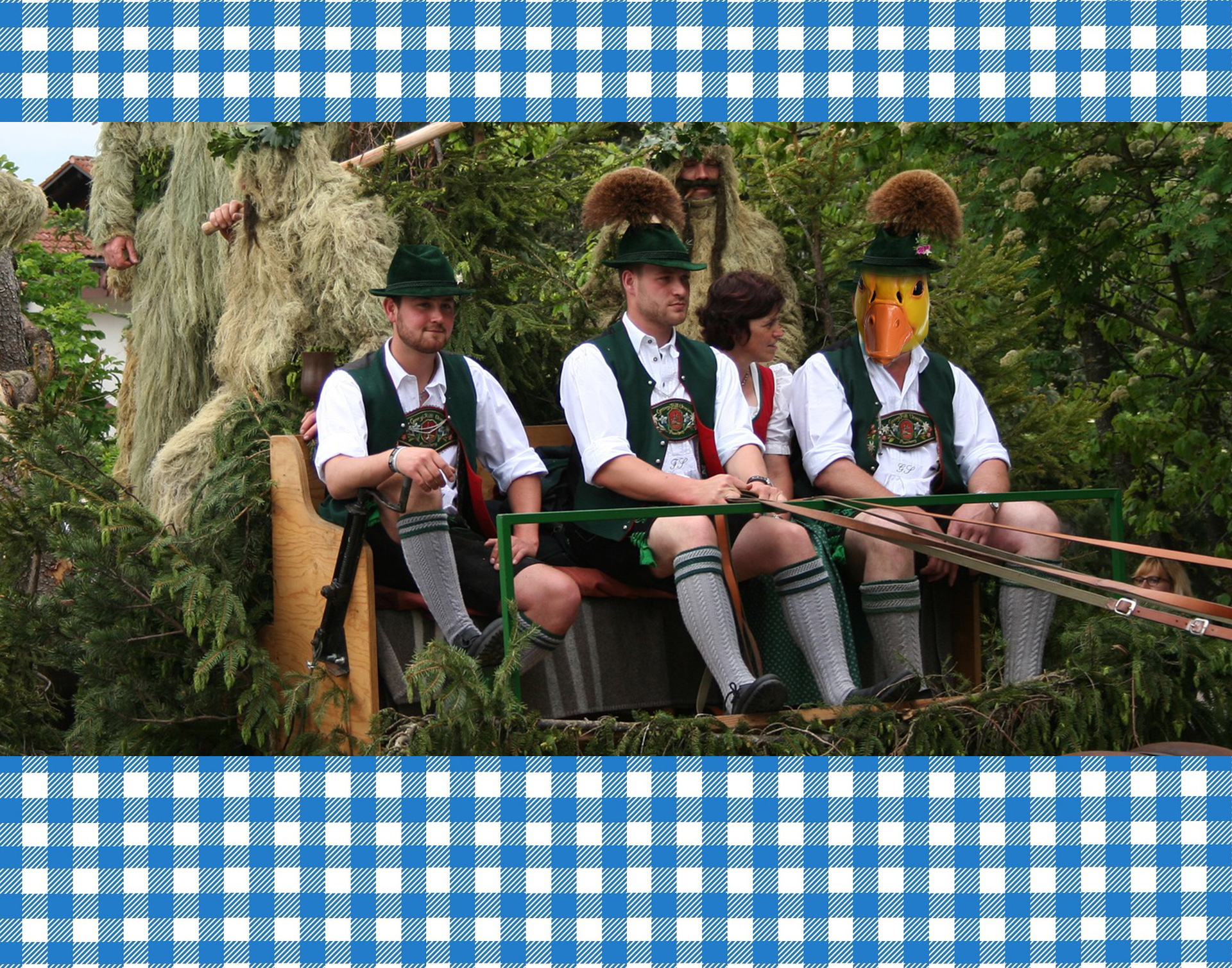Ingo ohne Flamingo auf dem Oktoberfest